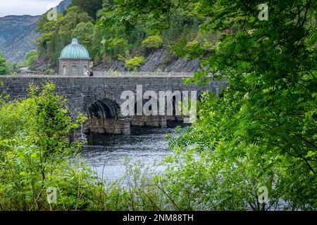 Garreg ddu Reservoir an Elan Valley, Powys, Wales Stockfoto