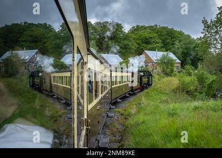 Vale von rheidol Steam Railway, Ceredigion, Wales Stockfoto