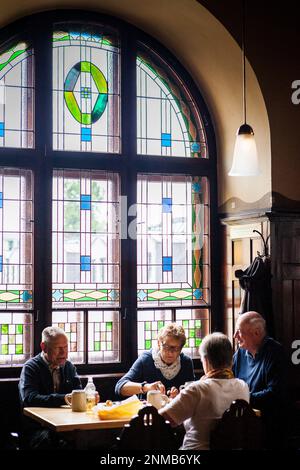 Augustiner Brau, Brauerei, Salzburg, Österreich Stockfoto