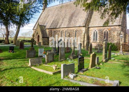 Saint John, die Baptist Parish Church in Smallwood Cheshire England Stockfoto