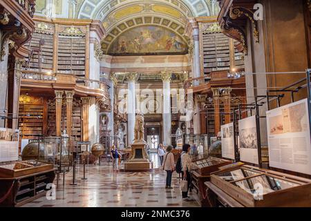 Österreichische Nationalbibliothek, in der Hofburg, Wien, Österreich Stockfoto