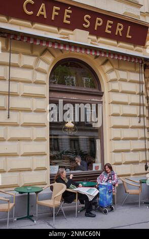 Café Sperl, Gumpendorfer Straße 11, Wien, Österreich, Europa Stockfoto