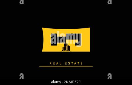 Immobilienbriefe Initialen Monogramm Logo CJ , JC Stock Vektor