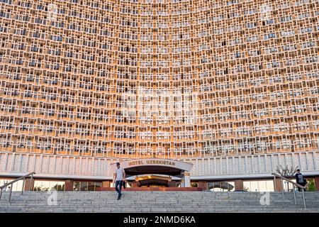 Hotel Usbekistan, in Amir Timur Platz, Taschkent, Usbekistan Stockfoto