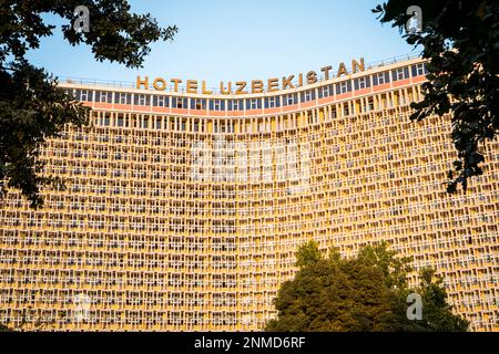 Hotel Usbekistan, Taschkent, Usbekistan Stockfoto