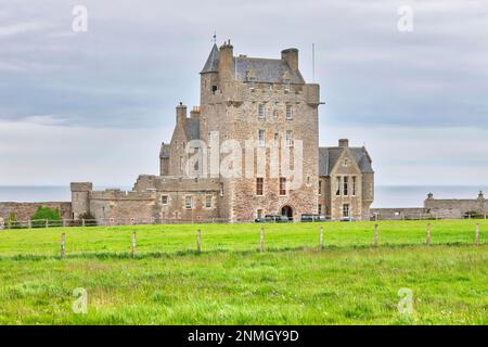 Ackergill Tower, Caithness, Schottland, Vereinigtes Königreich Stockfoto