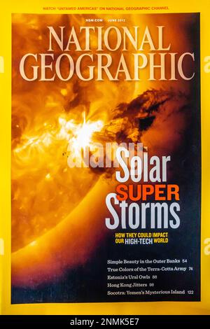 Ausgabe des Magazins National Geographic Juni 2012 Stockfoto