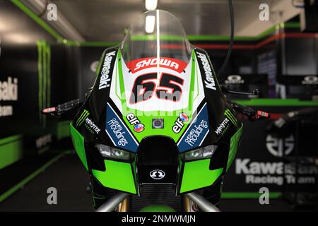 Phillip Island, Australien, 25. Februar 2023. Jonathan Rea von GBR im Kawasaki Racing Team WorldSBK Kawasaki während der FIM-Superbike-Weltmeisterschaft 2023 auf der Phillip Island Circuit am 25. Februar 2023 in Phillip Island, Australien. Kredit: Ivica Glavas/Speed Media/Alamy Live News Stockfoto