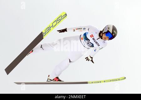24. Februar 2023, Planica Hill, Planica, Slowenien; 2023 FIS World Championships Nordic Ski; Frauen Nordic Combined, 26 KASAI Yuna JPN Stockfoto