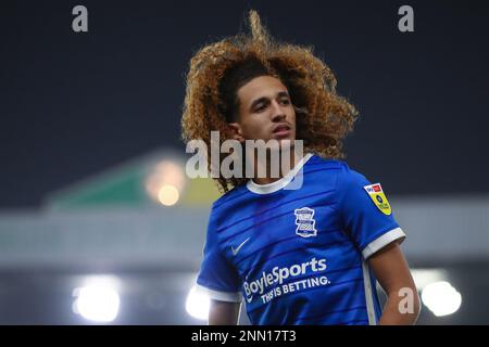 Hannibal Mejbri aus Birmingham City - Norwich City / Birmingham City, Sky Bet Championship, Carrow Road, Norwich, Großbritannien - 21. Februar 2023 nur redaktionelle Verwendung - es gelten Einschränkungen für DataCo Stockfoto