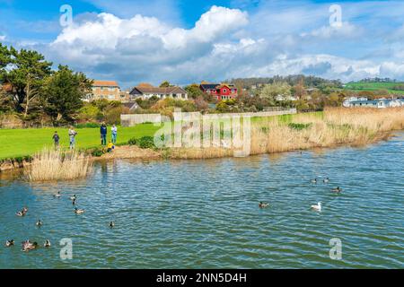 Charmouth, Dorset Area Of Outstanding Natural Beauty, England, Großbritannien, Europa. Stockfoto