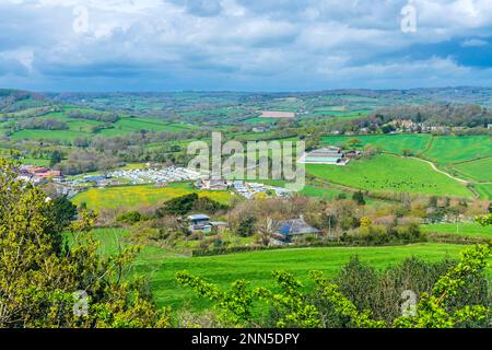 Charmouth, Dorset Area Of Outstanding Natural Beauty, England, Großbritannien, Europa. Stockfoto