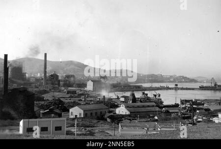 Piombino, Acciaieria, ILVA, Livorno, 1956 Stockfoto