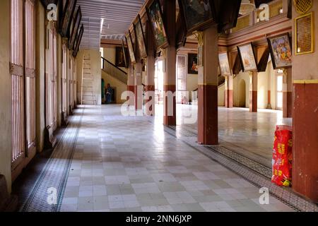 31. Januar 2023, Yamai Tempelkomplex des Palastes in Aundh Gaon (Dorf) Satara, Maharashtra, Indien. Aundh ist allgemein bekannt als Bhavani Museum. Stockfoto