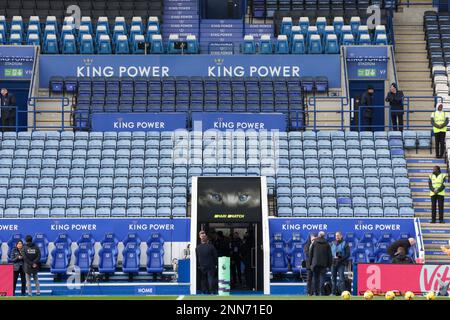 Leicester, Großbritannien. 25. Februar 2023 Spiel der Premier League zwischen Leicester City und Arsenal im King Power Stadium in Leicester am Samstag, den 25. Februar 2023. (Foto: John Cripps | MI News) Guthaben: MI News & Sport /Alamy Live News Stockfoto