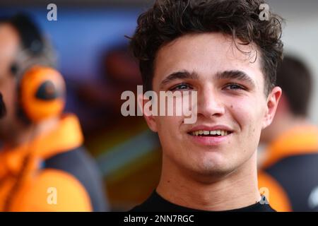 Sakhir, Bahrain. 25. Februar 2023 Lando Norris (GBR) McLaren. 25.02.2023. Formel-1-Test, Sakhir, Bahrain, Tag Drei. Das Foto sollte wie folgt lauten: XPB/Press Association Images. Kredit: XPB Images Ltd/Alamy Live News Stockfoto