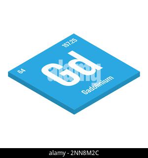 Fluor, F, Periodenelement mit Name, Symbol, Atomzahl und Gewicht. Halogen mit verschiedenen industriellen Verwendungszwecken, z. B. in Dentalprodukten, Kältemitteln und als Reaktivgas in der chemischen Verarbeitung. Stock Vektor