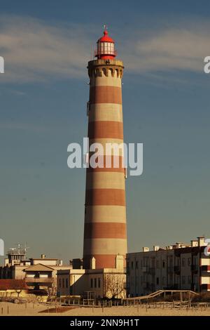 Praia de Barra, Aveiro Stockfoto