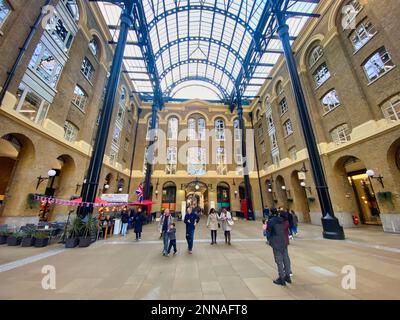 Bankside-Einkaufspassage in London Stockfoto