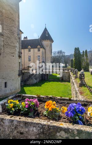 Schloss Savigny-les-Beaune (Chateau de Savigny-les-Beaune), Cote de Nuits, Burgund, Frankreich Stockfoto