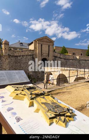 La Citadelle de Mont-Louis, Frankreich Stockfoto