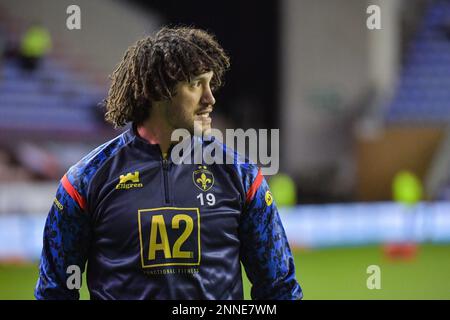 Wigan, England - 24. Februar 2023 - Kevin Proctor von Wakefield Trinity. Rugby League Betfred Super League Runde zwei Wigan Warriors gegen Wakefield Trinity im DW Stadium, Wigan, Großbritannien Stockfoto