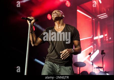 Seal tritt am 06. Dezember 2015 in Glasgow, Schottland, auf der Bühne der SSE Hydro auf Stockfoto