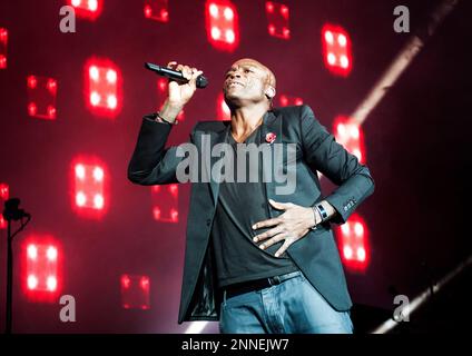 Seal tritt am 06. Dezember 2015 in Glasgow, Schottland, auf der Bühne der SSE Hydro auf Stockfoto