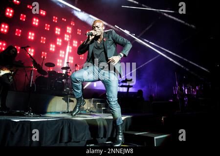 Seal tritt am 06. Dezember 2015 in Glasgow, Schottland, auf der Bühne der SSE Hydro auf Stockfoto