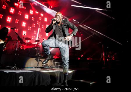 Seal tritt am 06. Dezember 2015 in Glasgow, Schottland, auf der Bühne der SSE Hydro auf Stockfoto