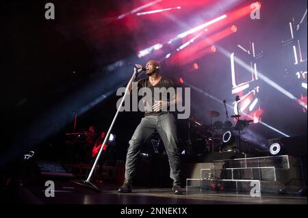 Seal tritt am 06. Dezember 2015 in Glasgow, Schottland, auf der Bühne der SSE Hydro auf Stockfoto