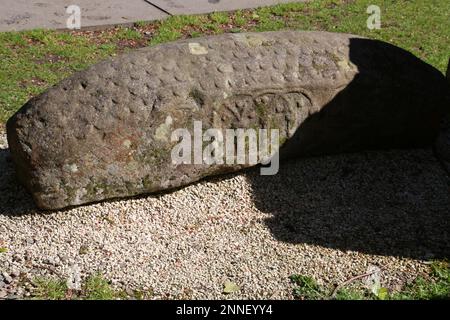 Hogback auf dem Gelände der Luss Parish Church, Schottland Stockfoto