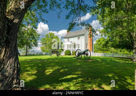 George Peers House. Appomattox County. Appomattox Gerichtsgebäude, Virginia. Stockfoto