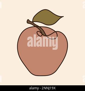 Eine Linienzeichnung Stock Vektor