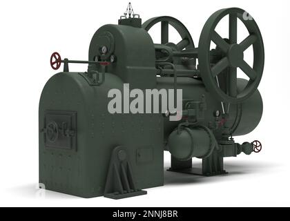 Einheit im Steampunk-Stil. Stockfoto