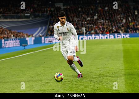 Stadion Santiago Bernabeu. 25. Februar 2023. Madrid; Spanien; Primera Division; Real Madrid gegen Atletico Madrid; Marco Asensio (Real Madrid) in Action Credit: Action Plus Sports/Alamy Live News Stockfoto