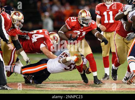 LB Lance Briggs, #55 Chicago Bears, runs with the ball during the NFL International  game between the Tampa Bay Buccaneers and the Chicago Bears on Oct -  SuperStock