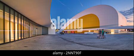 Oscar Niemeyer International Cultural Centre, Avilés, Asturien, Spanien Stockfoto