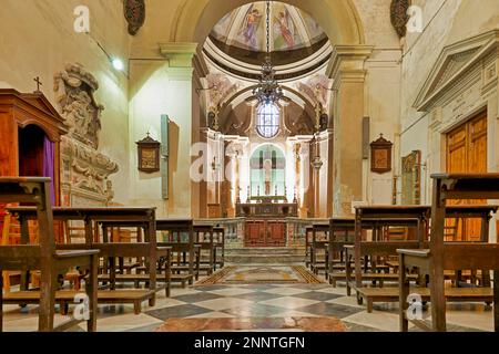 Die Kathedrale von Syrakus (Duomo di Siracusa), früher die Cattedrale metropolitana della Nativita di Maria Santissima, ist eine alte Katholikin Stockfoto