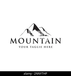Vektordarstellung des Mountain Logos Stock Vektor