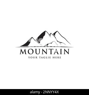 Vektordarstellung des Mountain Logos Stock Vektor