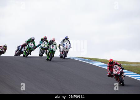 Phillip Island, Australien, 26. Februar 2023. Jonathan Rea von GBR im Kawasaki Racing Team WorldSBK Kawasaki während der FIM-Superbike-Weltmeisterschaft 2023 auf der Phillip Island Circuit am 26. Februar 2023 in Phillip Island, Australien. Kredit: Dave Hewison/Speed Media/Alamy Live News Stockfoto