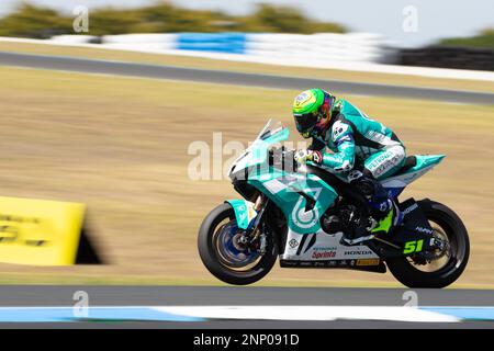 Phillip Island, Australien, 26. Februar 2023. Während der FIM-Superbike-Weltmeisterschaft 2023 auf der Phillip Island Circuit am 26. Februar 2023 in Phillip Island, Australien. Kredit: Dave Hewison/Speed Media/Alamy Live News Stockfoto