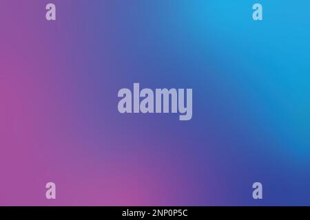 Dreamy Blue Violett Vibrant Gradient Vector Hintergrund. Sonnenaufgang, Sonnenuntergang, Himmel, Neon-Design-Element In Wasserfarbe. Stock Vektor