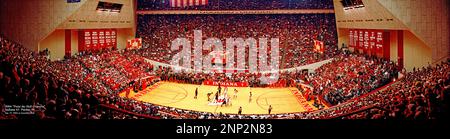 Basketballspiel, Assembly Hall, Champaign, Illinois, USA Stockfoto