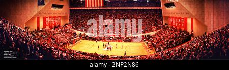 Basketballspiel, Assembly Hall, Champaign, Illinois, USA Stockfoto