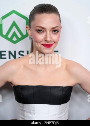 Los Angeles, USA. 25. Februar 2023. Amanda Seyfried wird am 25. Februar 2023 bei den 34. Annual Producers Guild Awards im Beverly Hilton in Beverly Hills, Kalifornien, USA (Foto von Sthanlee B. Mirador/Sipa USA). Gutschrift: SIPA USA/Alamy Live News Stockfoto