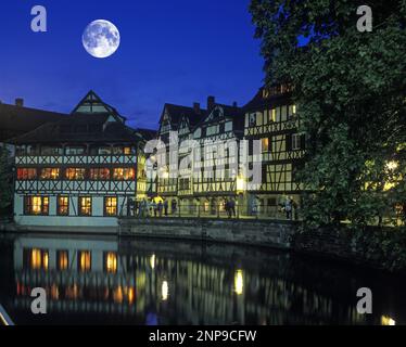 VOLLMOND MAISON DES TANNEURS PETITE FRANCE STRASSBURG ELSASS FRANKREICH Stockfoto