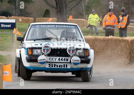 1981 Sunbeam Talbot Lotus auf Race Retro 2023 Exhibition und Rally Stages im Stoneleigh Park Warwickshire UK Stockfoto