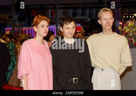 Berlin, Deutschland. 25. Februar 2023. Gäste kommen zur Abschlusszeremonie des Berlinale International Film Festival Berlin 73. im Berlinale Palast am 25. Februar 2023 in Berlin an (Foto: Beata Siewicz/Pacific Press). Kredit: Pacific Press Production Corp./Alamy Live News Stockfoto